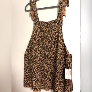 A Beautiful Soul (Arula/ Altar’d State) Leopard mini jumper dress